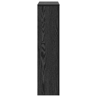 Copertura per radiatori Rovere Nero 78 x 20 x 82 cm