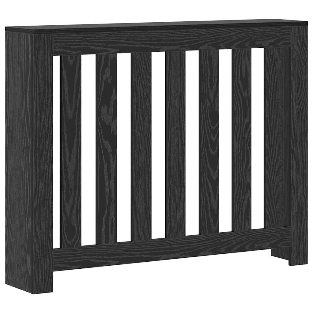 Copertura per radiatori Rovere Nero 104 x 20 x 82 cm