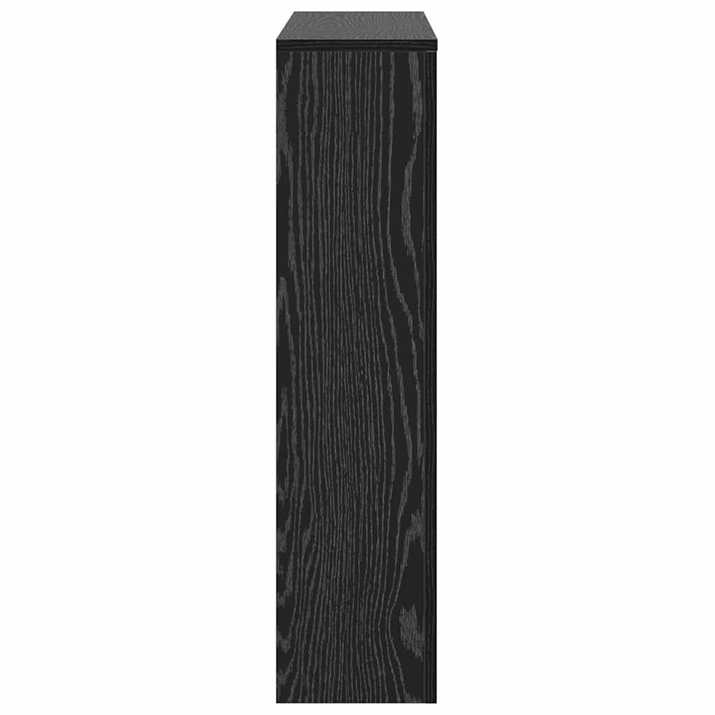 Copertura per radiatori Rovere Nero 104 x 20 x 82 cm