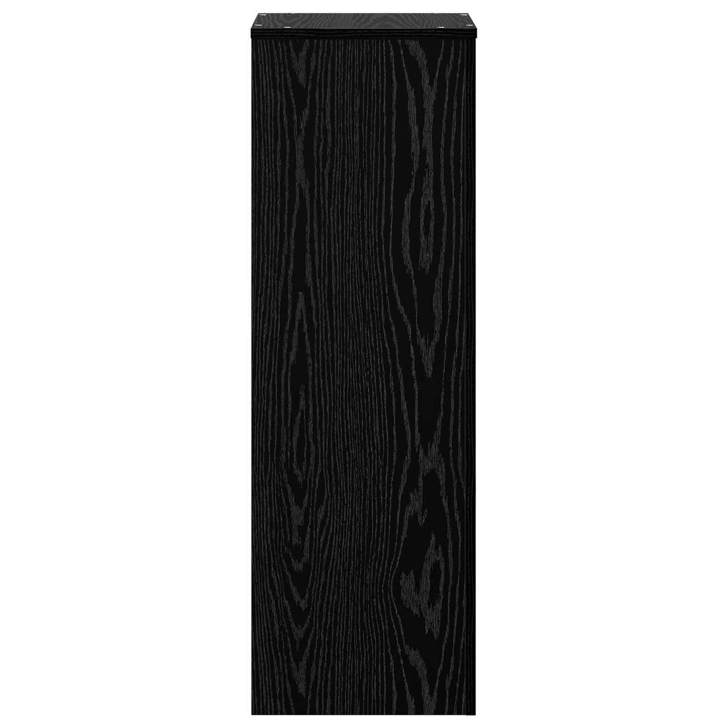 Supporto per piante Rovere Nero 33 x 33 x 100 cm