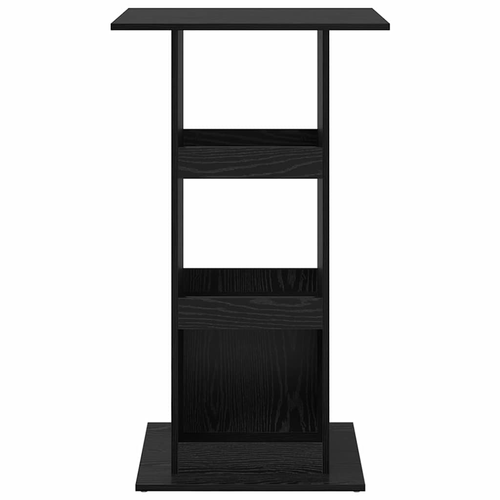 Tavolo da bar Rovere Nero 60 x 60 x 100 cm Legno multistrato