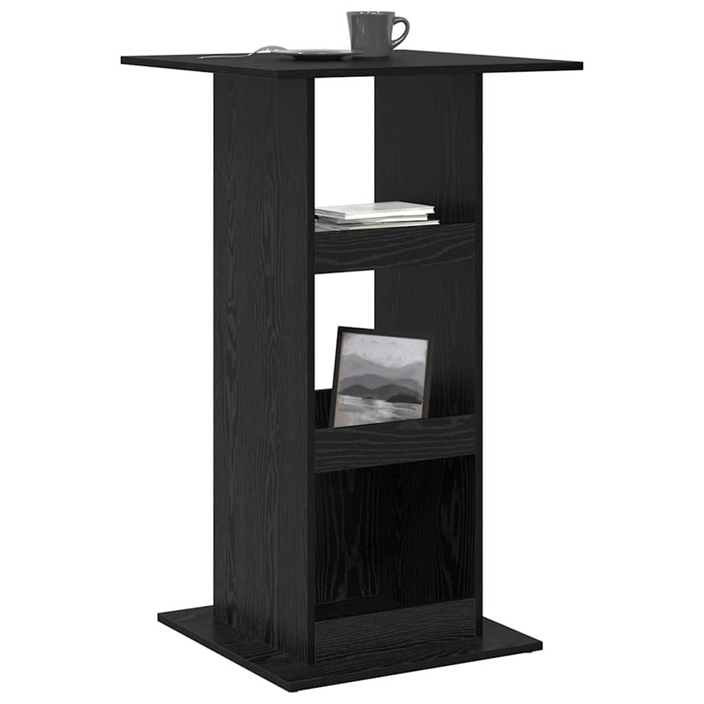 Tavolo da bar Rovere Nero 60 x 60 x 100 cm Legno multistrato