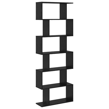 Armadio per Libri Rovere Nero 70 x 24 x 193,5 cm