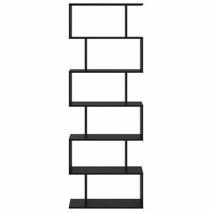 Armadio per Libri Rovere Nero 70 x 24 x 193,5 cm
