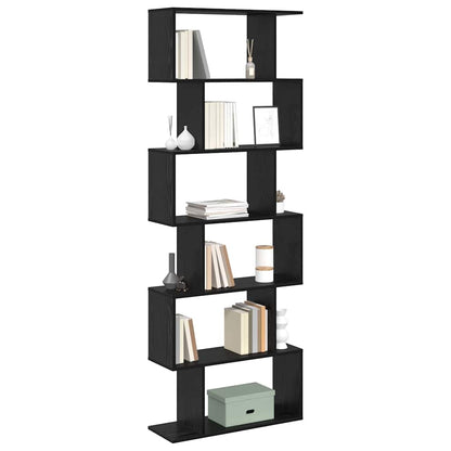 Armadio per Libri Rovere Nero 70 x 24 x 193,5 cm