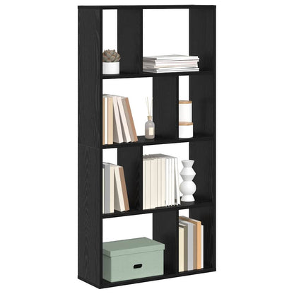 Armadio per Libri Rovere Nero 70 x 20 x 102.5 cm