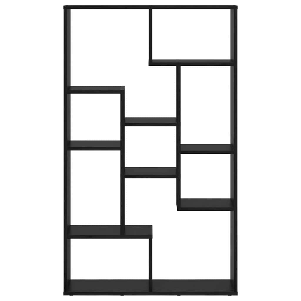 Armadio per Libri Rovere Nero 72 x 20 x 102,5 cm