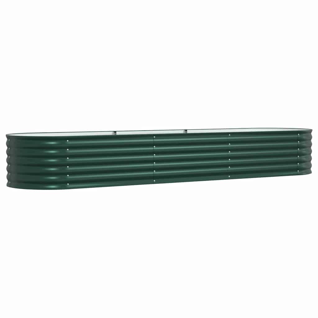 Letto Rialzato Verde 320 x 80 x 44 cm Acciaio