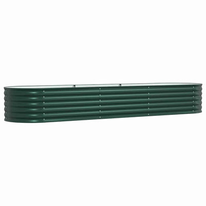 Letto Rialzato Verde 320 x 80 x 44 cm Acciaio