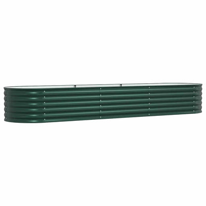 Letto Rialzato Verde 320 x 80 x 44 cm Acciaio