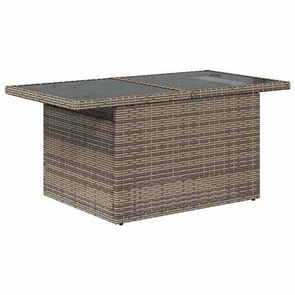 Set di divani con cuscino 5 pcs Grigio polyrattan