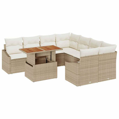 Set da Pranzo per Giardino Beige e Crema 100 x 55 x 73 cm