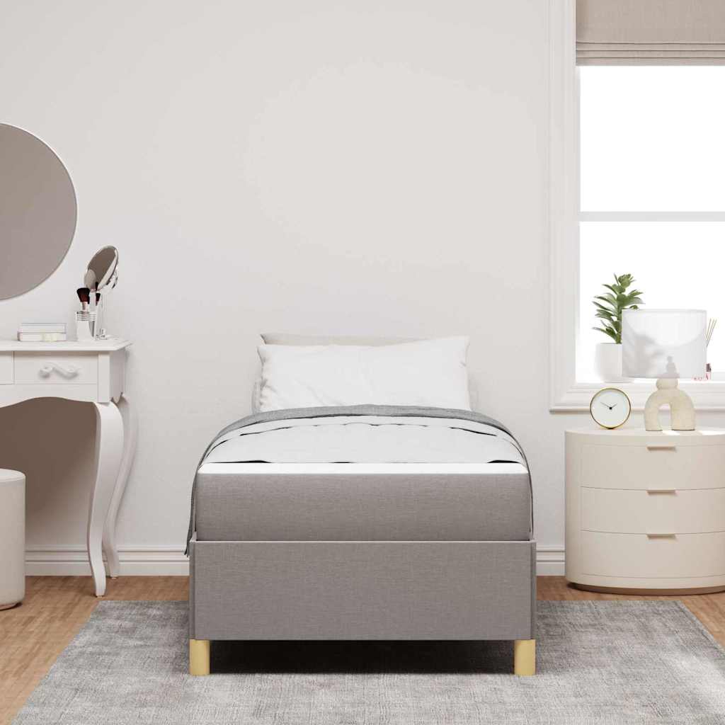 Struttura del letto con materasso Talpa 90 x 190 cm Tessuto