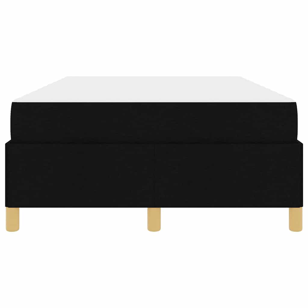 Struttura del letto con materasso Nero 120 x 190 cm Tessuto
