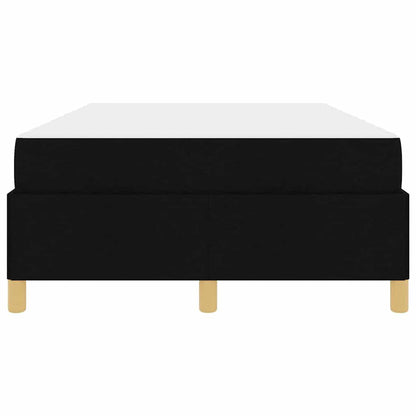Struttura del letto con materasso Nero 120 x 190 cm Tessuto