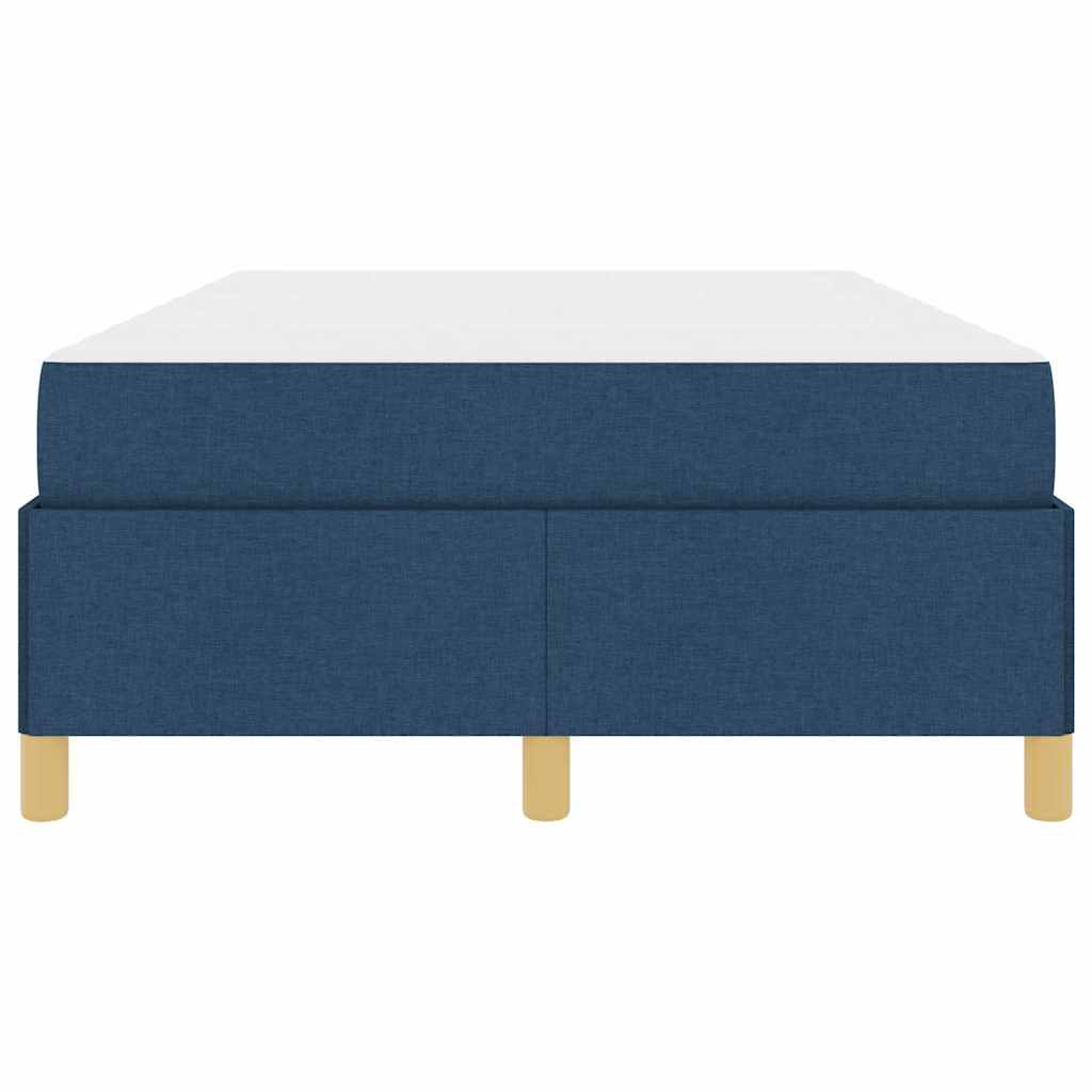 Struttura del letto con materasso Blu 120 x 190 cm Tessuto