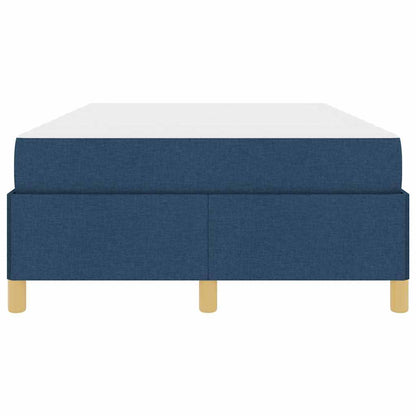 Struttura del letto con materasso Blu 120 x 190 cm Tessuto