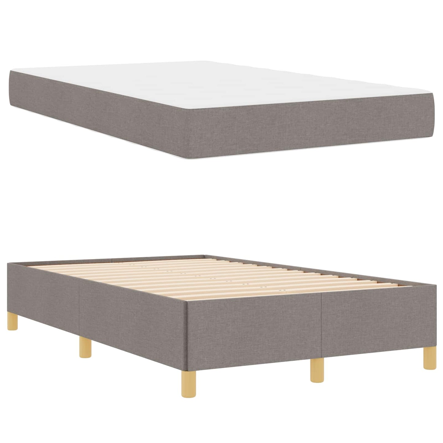 Struttura del letto con materasso Talpa 120 x 200 cm Tessuto