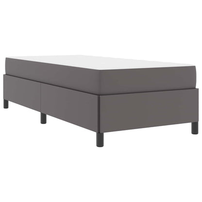 Struttura del letto con materasso Grigio 80 x 200 cm Tessuto