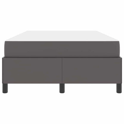 Struttura del letto con materasso Grigio 120 x 190 cm Tessuto