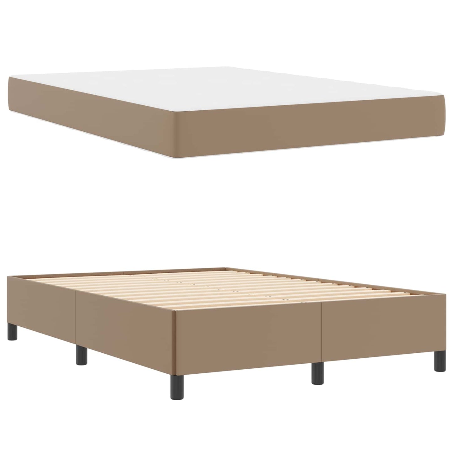 Struttura del letto Cappuccino 140 x 190 cm Tessuto