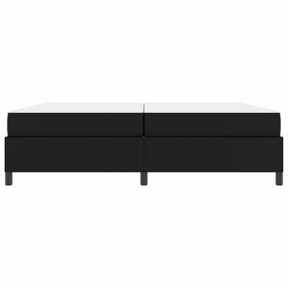 Struttura del letto con materasso Nero 200 x 200 cm Tessuto