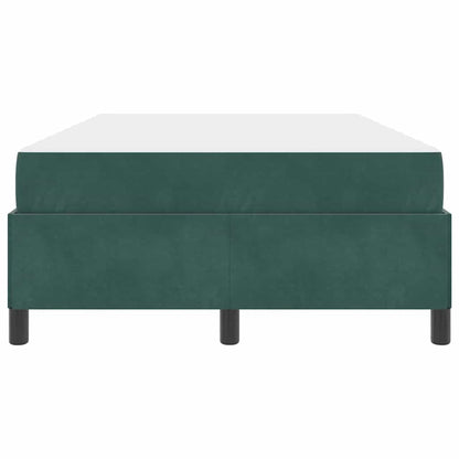 Struttura del letto Verde Scuro 120 x 190 cm Tessuto