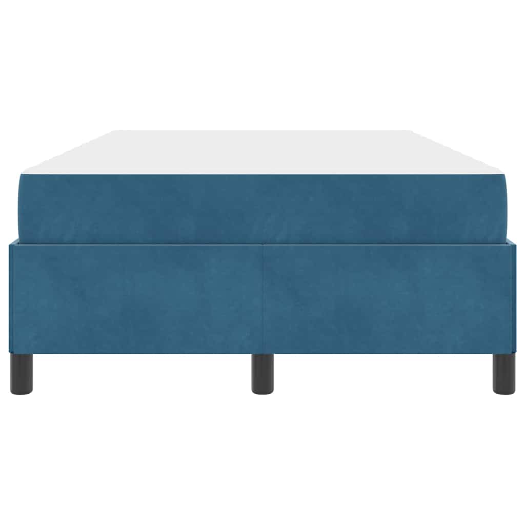 Struttura del letto Blu Scuro 120 x 190 cm Tessuto