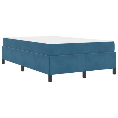 Struttura del letto Blu Scuro 120 x 200 cm Tessuto
