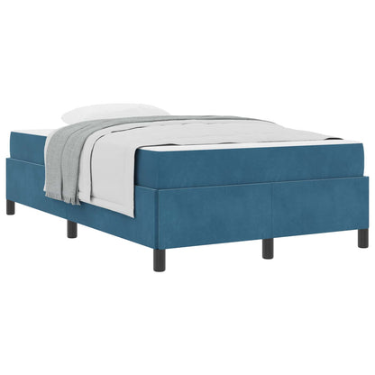 Struttura del letto Blu Scuro 120 x 200 cm Tessuto