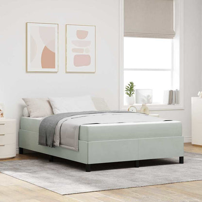 Struttura del letto Grigio chiaro 140 x 200 cm Tessuto
