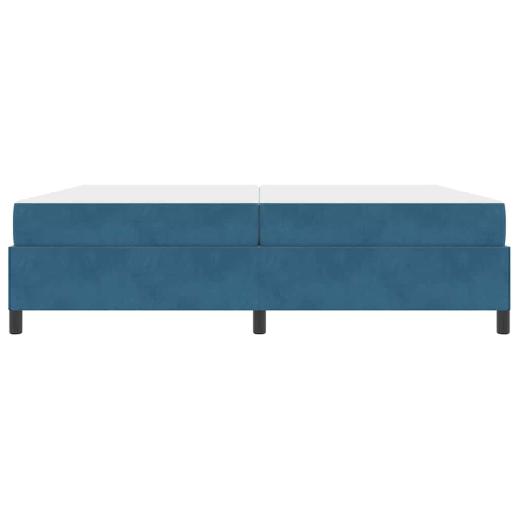 Struttura del letto Blu Scuro 200 x 200 cm Tessuto