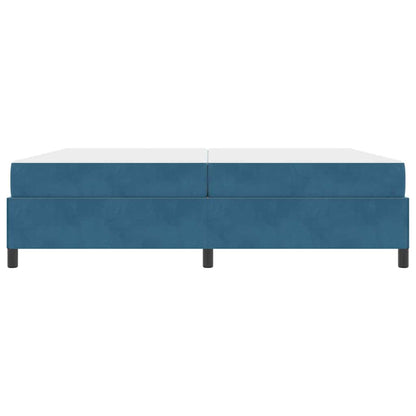 Struttura del letto Blu Scuro 200 x 200 cm Tessuto
