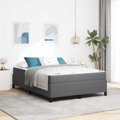 Struttura del letto Grigio chiaro 140 x 190 cm Tessuto