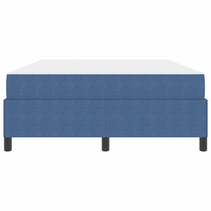 Struttura del letto con materasso Blu 140 x 190 cm Tessuto