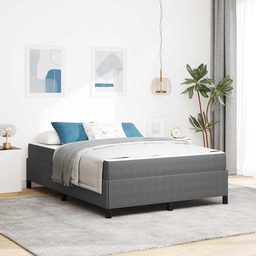 Struttura del letto Grigio chiaro 160 x 200 cm Tessuto