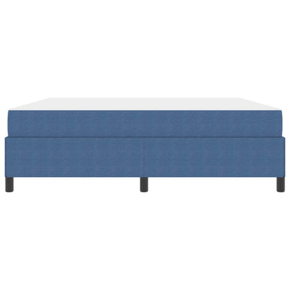 Struttura del letto con materasso Blu 180 x 200 cm Tessuto