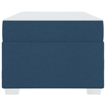 Struttura del letto con materasso Blu 90 x 190 cm Tessuto