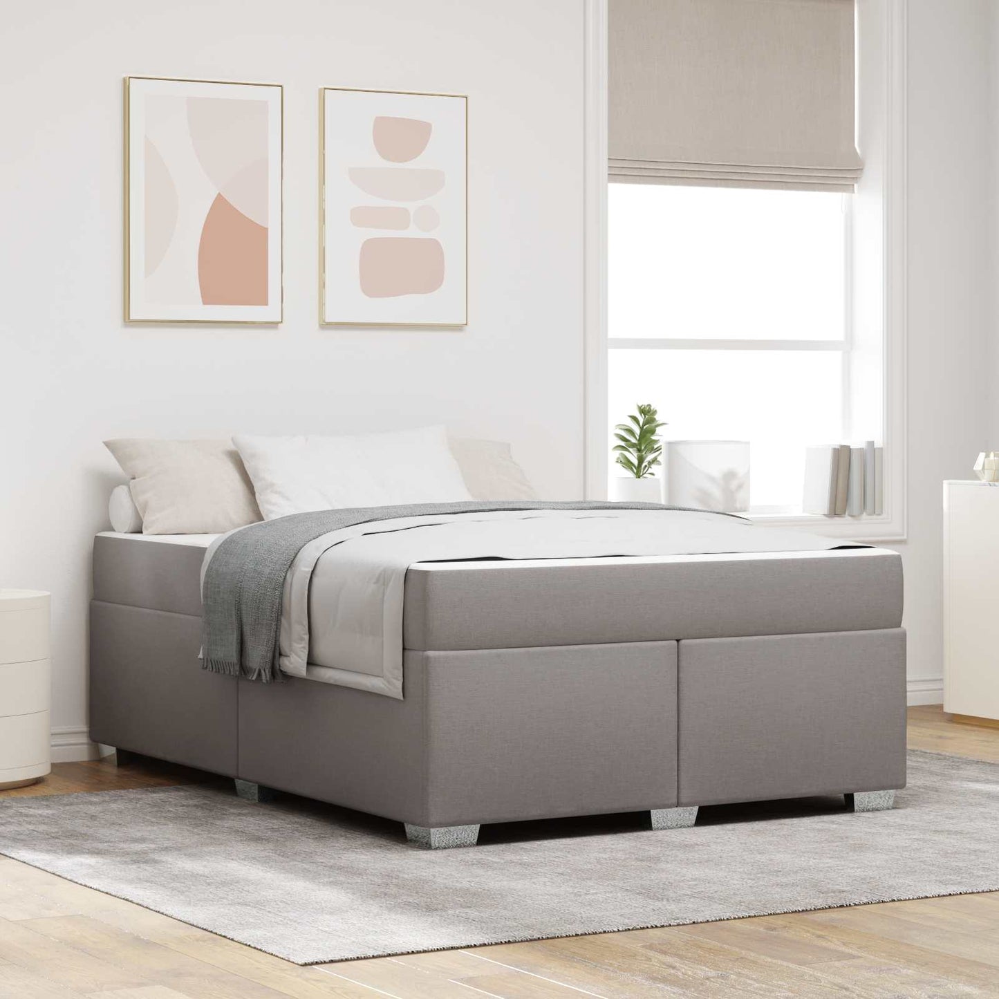 Struttura del letto con materasso Talpa 140 x 200 cm Tessuto