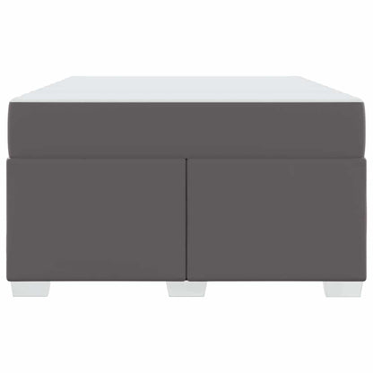 Struttura del letto con materasso Grigio 120 x 200 cm Tessuto