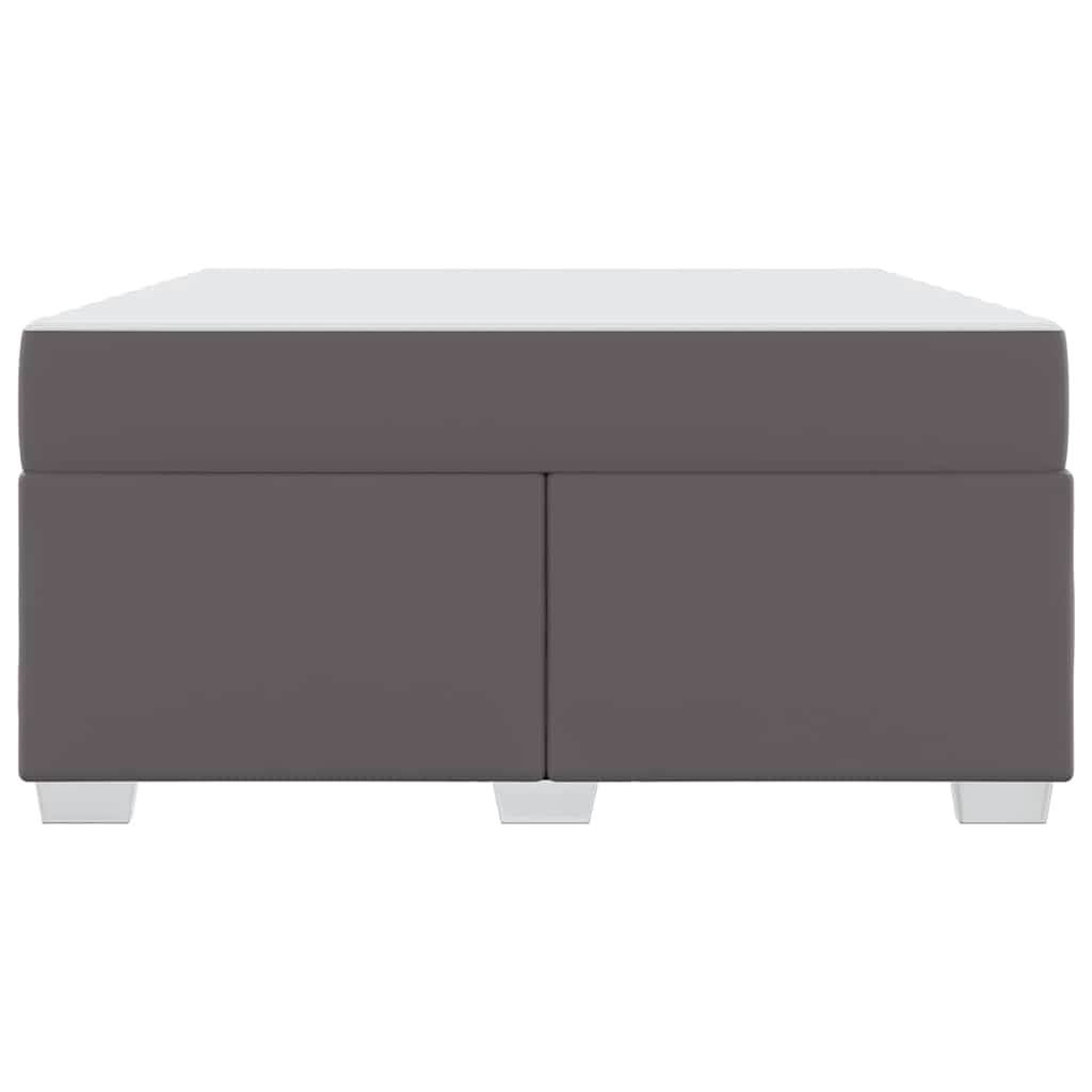 Struttura del letto con materasso Grigio 160 x 200 cm Tessuto