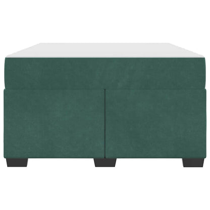 Struttura del letto Verde Scuro 120 x 190 cm Tessuto