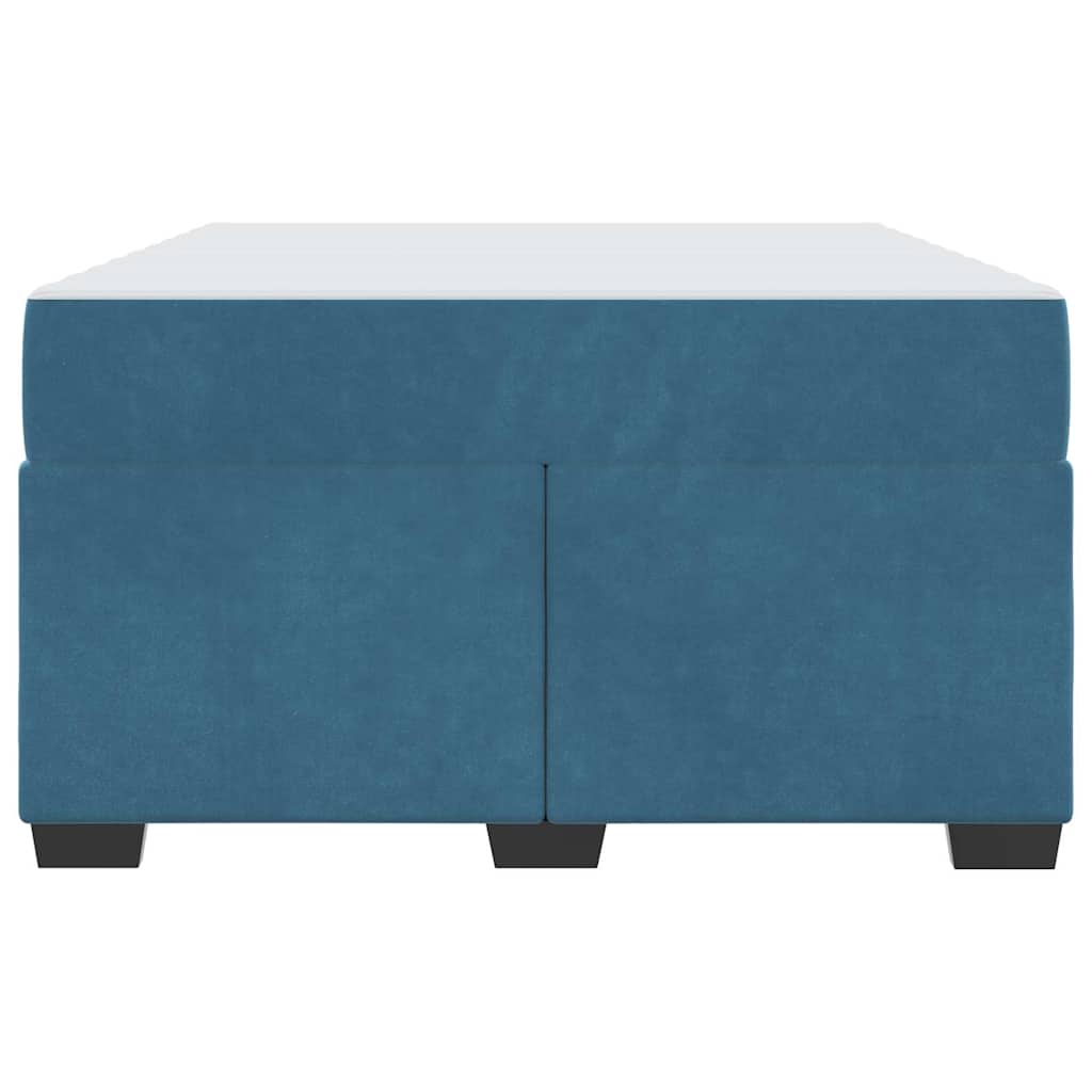 Struttura del letto Blu Scuro 120 x 190 cm Tessuto