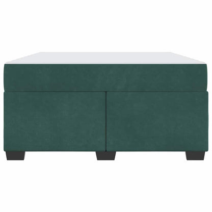 Struttura del letto Verde Scuro 160 x 200 cm Tessuto
