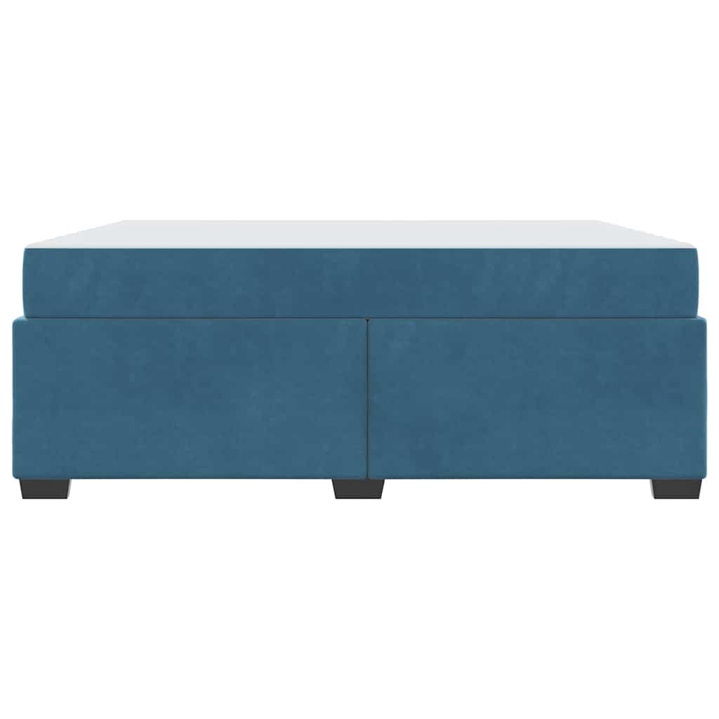 Struttura del letto Blu Scuro 180 x 200 cm Tessuto