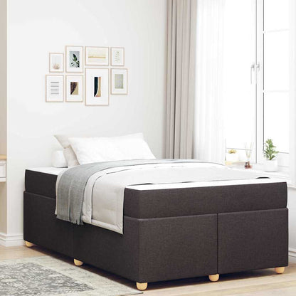 Struttura del letto Marrone Scuro 120 x 190 cm Tessuto