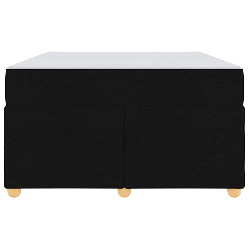 Struttura del letto con materasso Nero 120 x 200 cm Tessuto