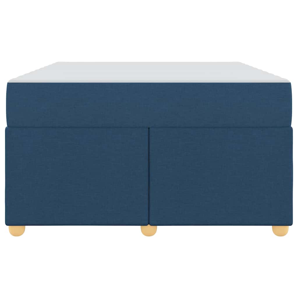 Struttura del letto con materasso Blu 120 x 200 cm Tessuto