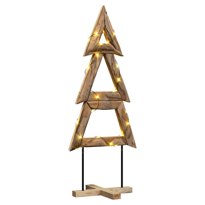 Albero di Natale Marrone 149,5 cm Legno massello di teak