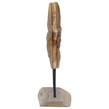 Stella di Natale Marrone 31 x 15 x 46 cm Legno di teak solido
